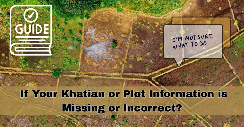 Khatian or Plot Information