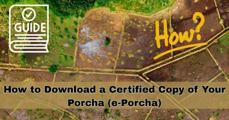 How to Download a Certified Copy of Your Porcha (e-Porcha)